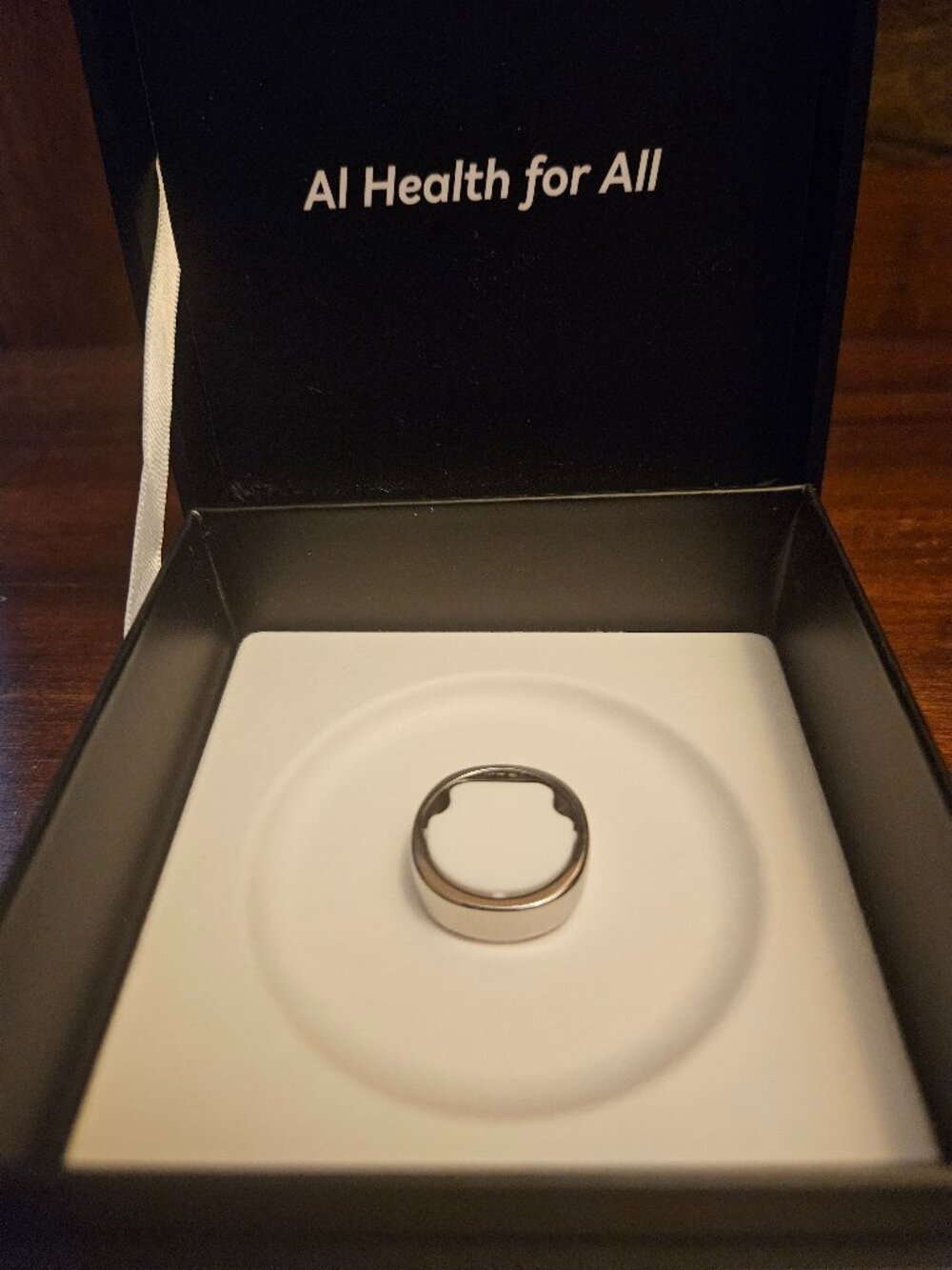RingConn Gen 2 Air Ring in Galaxy Silver Size 9